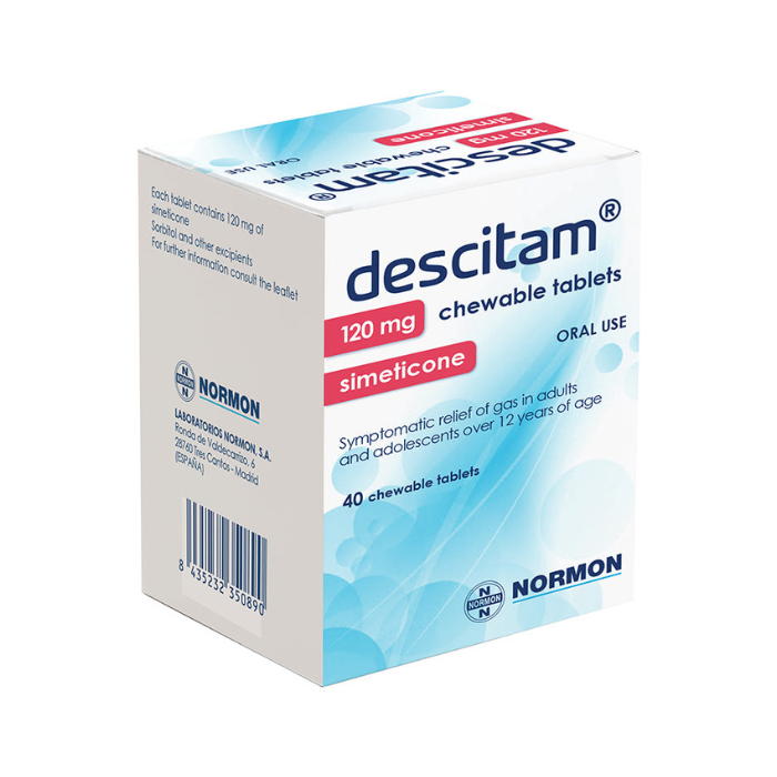 Descitam 120mg Chewable Tablet 40s