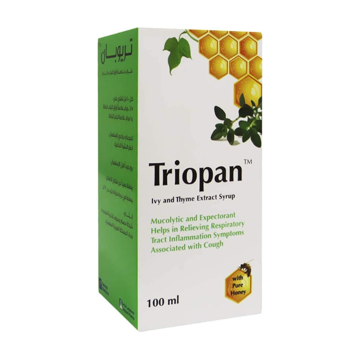 Triopan Syrup 100ml Glass Bottle