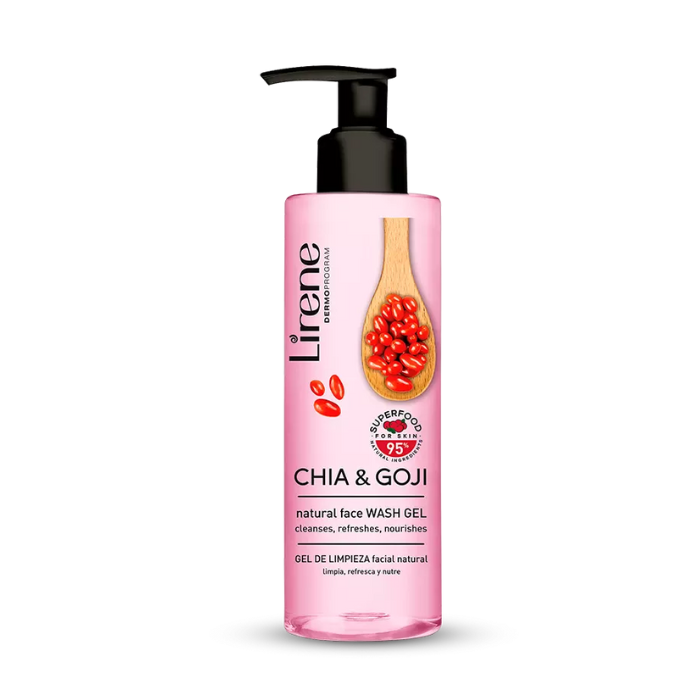 Lirene Chia & Goji Natural Face Wash Gel 190ml