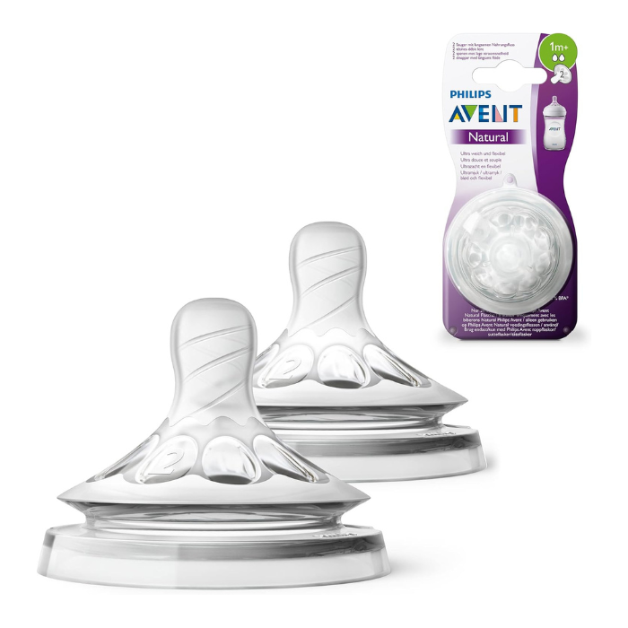 Philips Avent Natural 2.0 Feeding Teats 1m 2s PA470