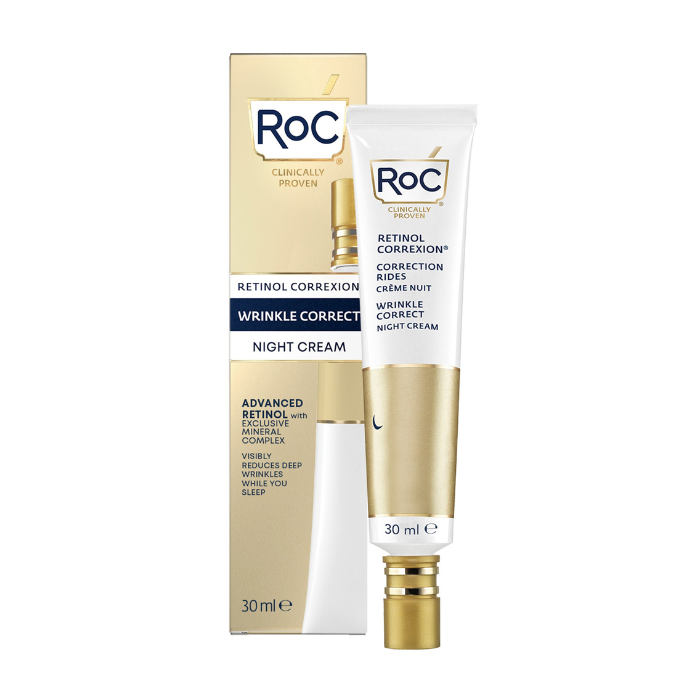 Roc Retinol Correxion Wrinkle Correct Daily Moisturizer (SPF 30) Anti-Aging Retinol Face Cream with Sunscreen for Fine Lines, Wrinkles & Firmness – 30ml