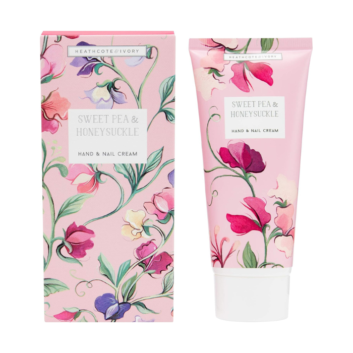 Heathcote & Ivory Sweet Pea & Honeysuckle Hand/Nail Cream 100ml