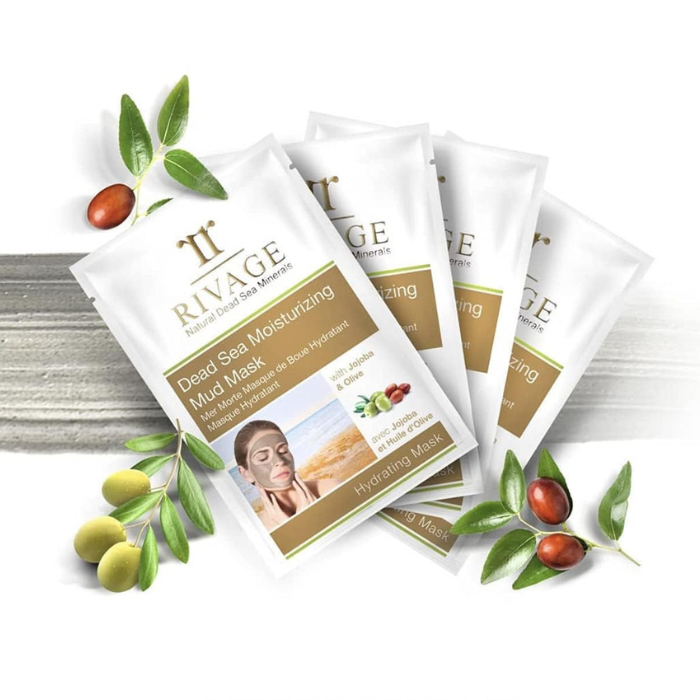 Rivage Dead Sea Moisturizing Mud Hydrating Mask 25g x 4s