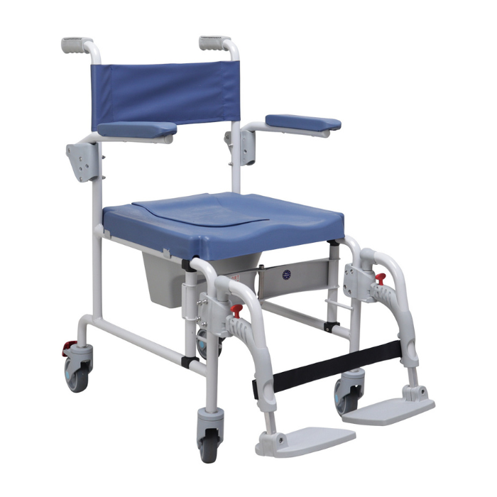 Orthos Foldable Bath And Commode Chair Arctic 4 Casters 46