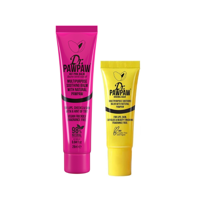 Dr. Pawpaw Tinted Hot Pink Balm 25ml + Original Balm 10ml Combo
