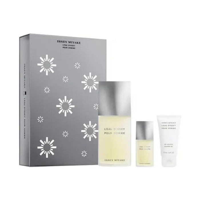 Issey Miyake XMas Set Men EDT Spray 15&125ml+Shower Gel 50ml