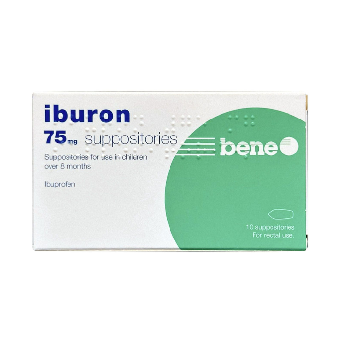 Iburon 75mg Rectal Suppositories 10s