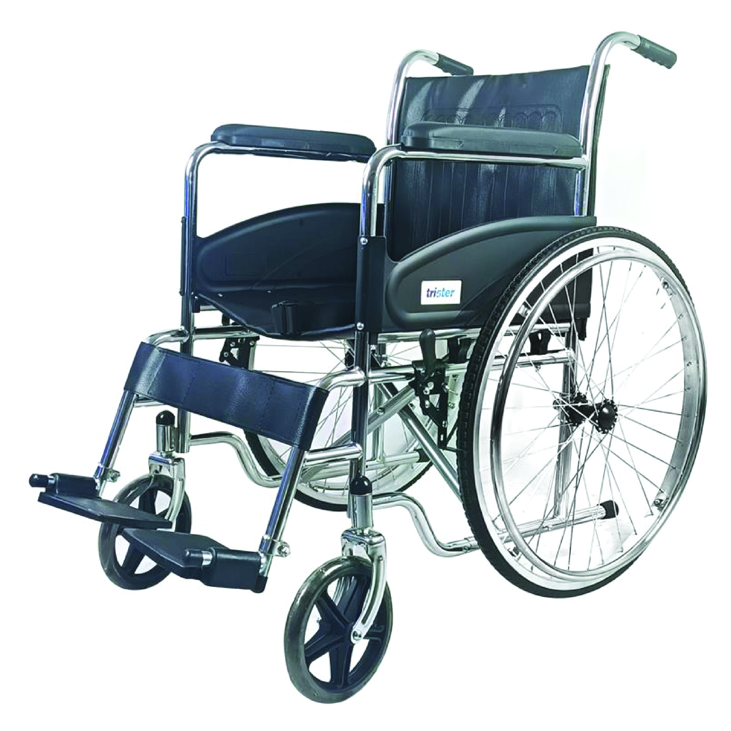 Trister Basic Chrome Wheelchair 18 TS 902WC18C