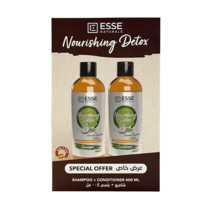 Esse Naturals Nourishing Shampoo 400ml + Conditioner 400ml Promo
