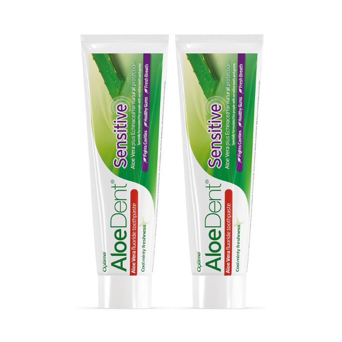 Aloe Dent Aloe Vera Sensitive Toothpaste Twin Pack