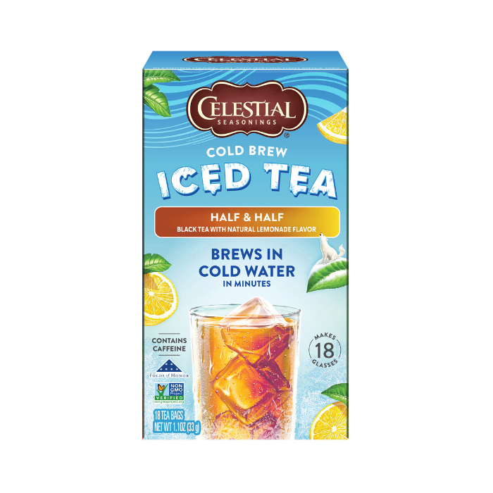 Celestial Seasonings Cold Brew Tea Half & Half 18s