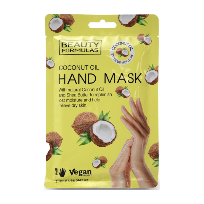 Beauty Formulas Coconut Oil Hand Mask Pair