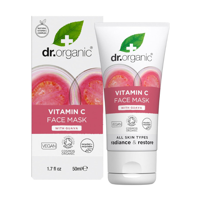 Dr Organic Guava Vitamin C Gel Face Mask 50ml