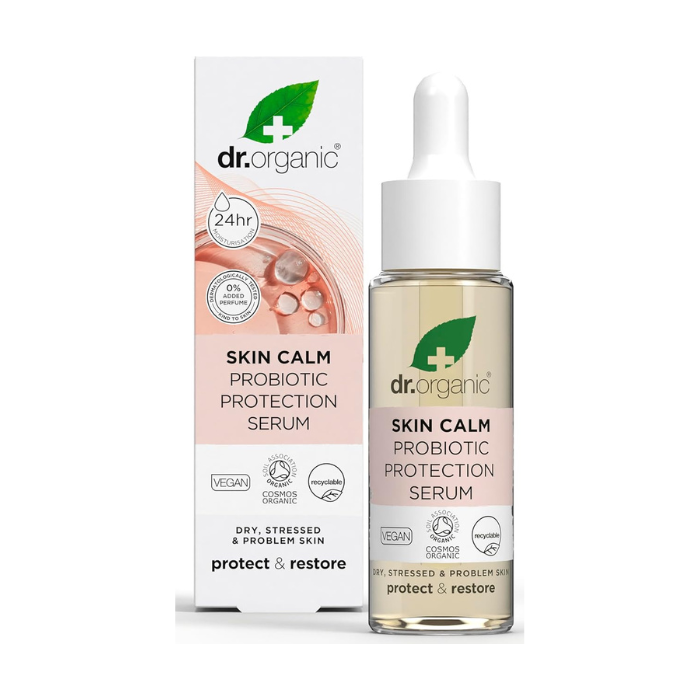 Dr Organic Skin Calm Probiotic Protection Serum 30ml