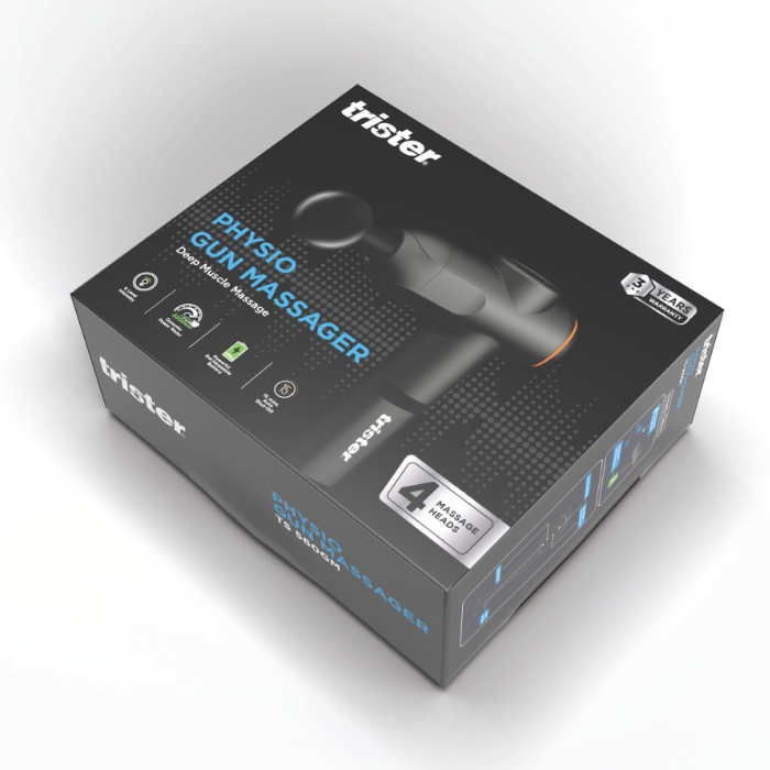 Trister Physio Gun Massager, Deep Tissue & Muscle Relaxation - TS 560GM