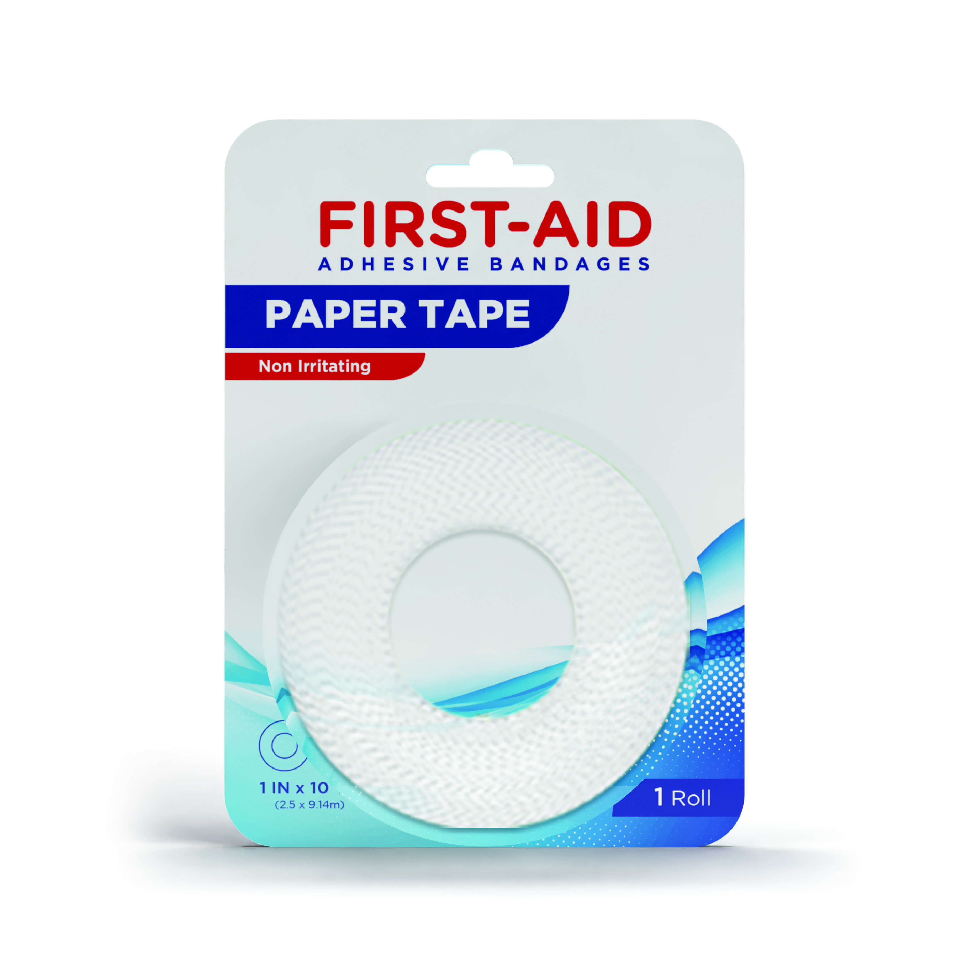 First Aid Paper Tape Roll 2.5CM x 9.14M 1s