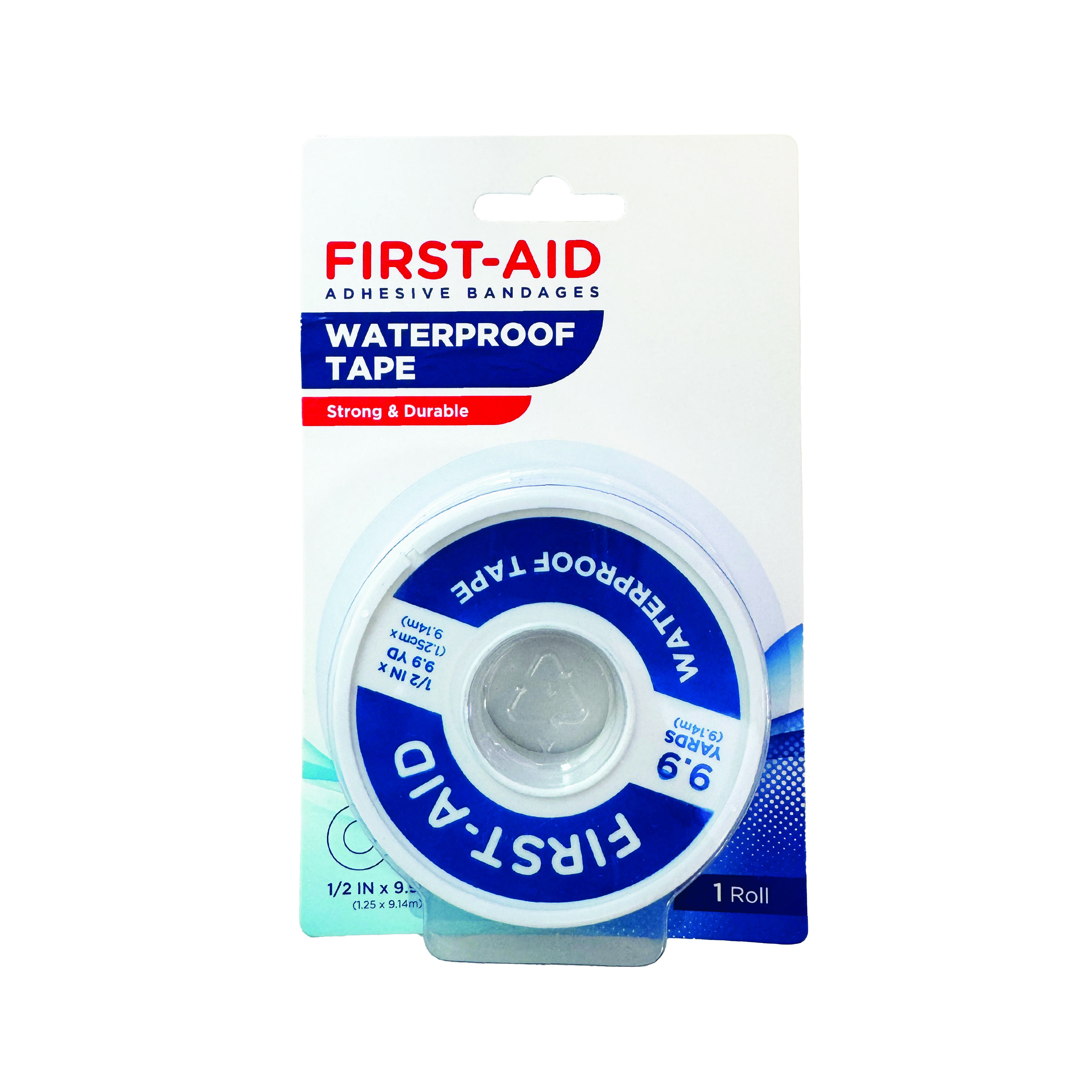 First Aid Waterproof Tape Roll 1.25CM X 9.14M 1s