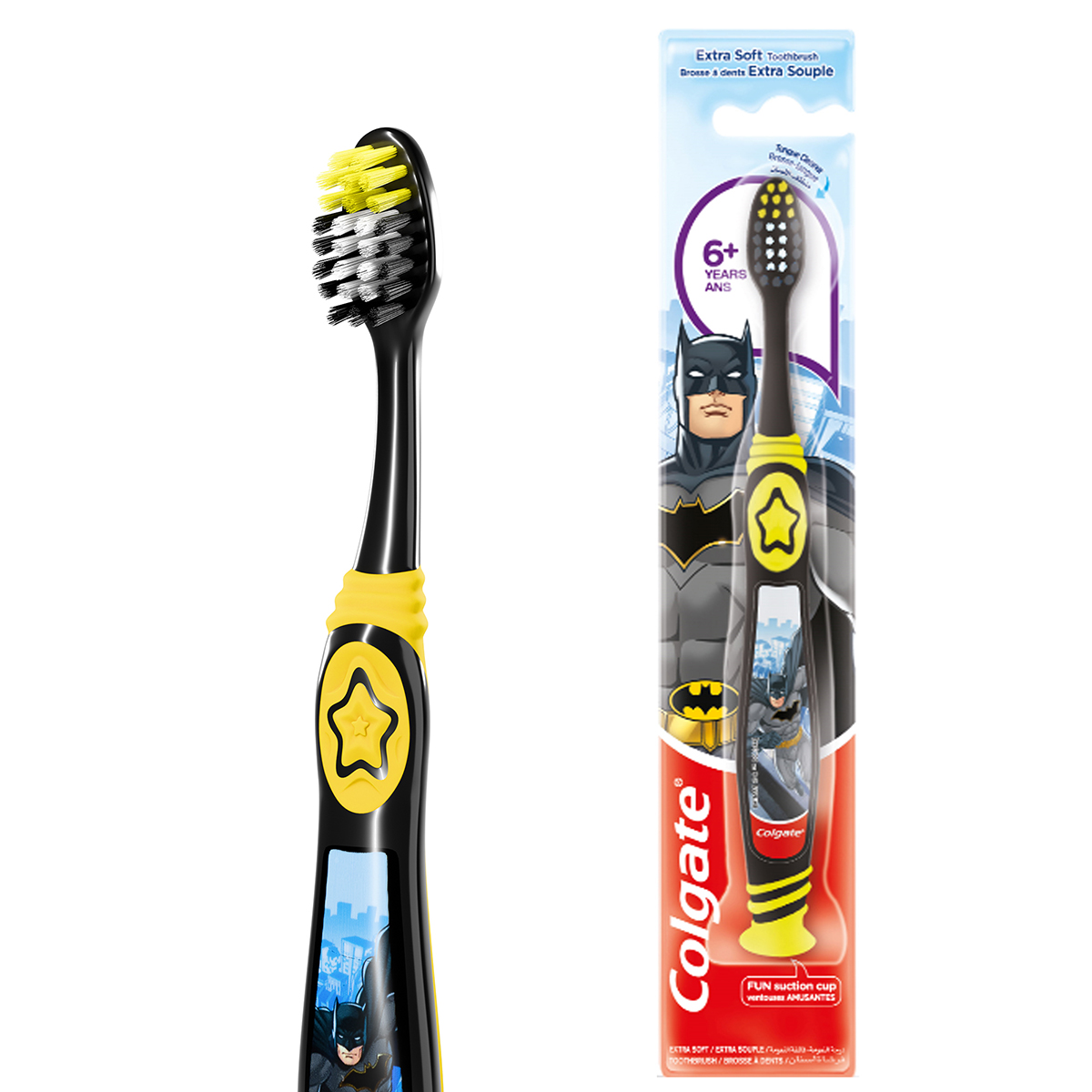 Colgate Kids 6+ years Batman Extra Soft Toothbrush