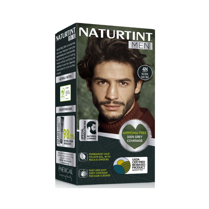 Naturtint Men Hair Color 4N Natural Chestnut 170ml