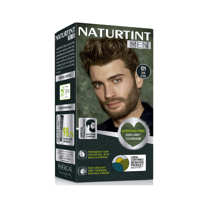 Naturtint Men Hair Color 6N Dark Blonde 170ml