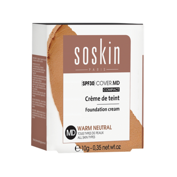 Soskin R+ Cover MD Compact Foundation Warm Neutral 10g