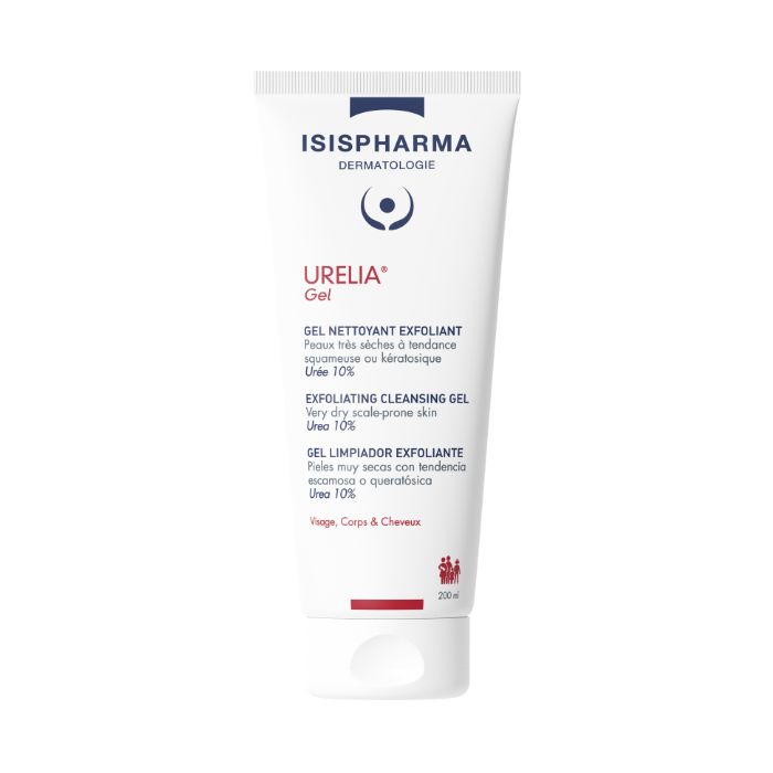 Isis Urelia Exfoliating Cleansing Gel, Urea and AHA for Dry, Scaly, Hyperkeratotic Skin, 200ml