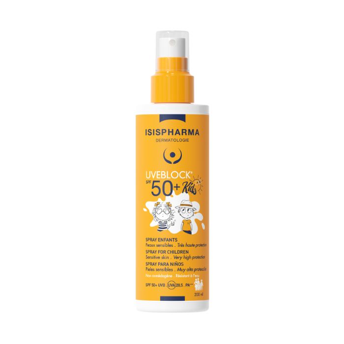 Isis UVE Block Kids (SPF50+) Spray, Broad-Spectrum Sun Protection for Sensitive Skin, 150ml