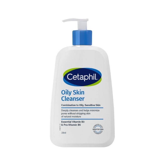 Cetaphil Oily Skin Cleanser, Deep‑Clean Gel for Combination to Oily, Sensitive Skin, 236ml