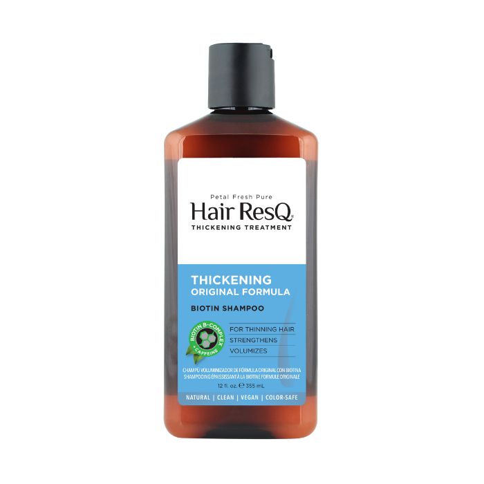 Petal Fresh Pure Hair Resq Thickening Shampoo, Biotin & Caffeine Volumizing Formula for Fuller Hair, 355ml