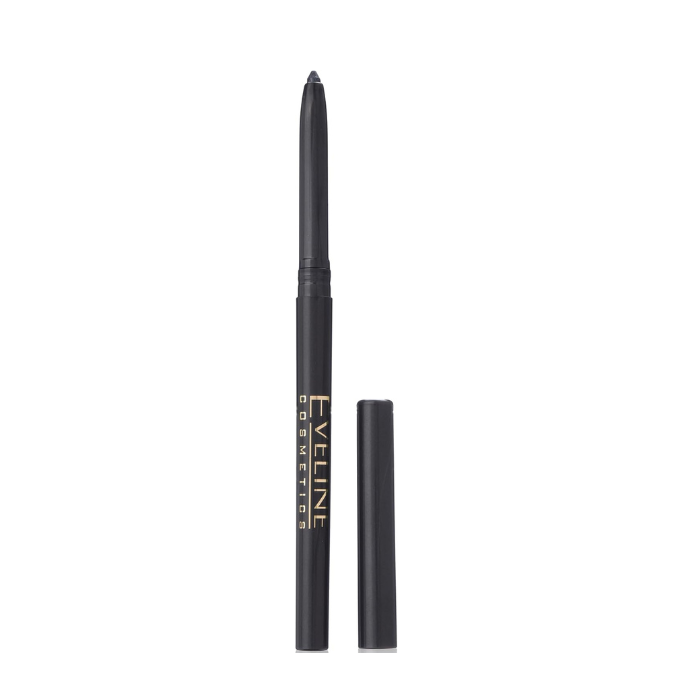 Eveline Kajal Pencil Eyeliner Grey, Long-Lasting, Soft Texture Eye Makeup for Sensitive Eyes - 3g