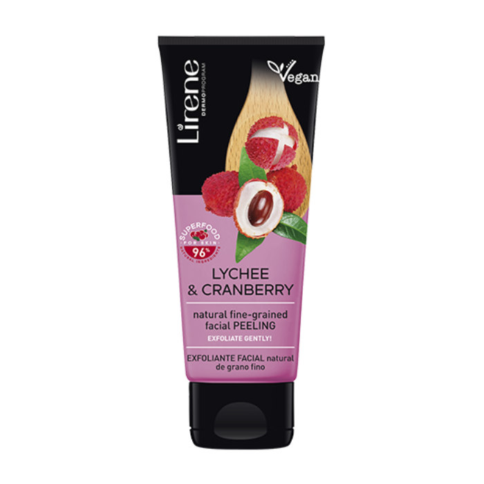 Lirene Lychee & Cranberry Facial Peeling 75ml