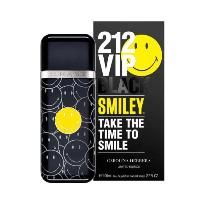 Carolina Herrera 212 VIP Men Black Smiley EDP Spray 100ml