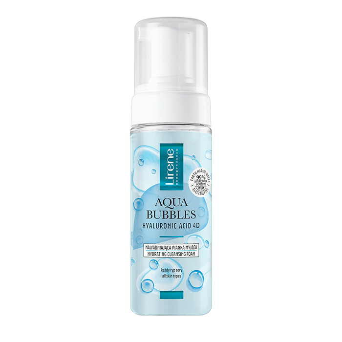 Lirene Aqua Bubbles Hyaluronic Acid 4D Cleansing Foam 150ml