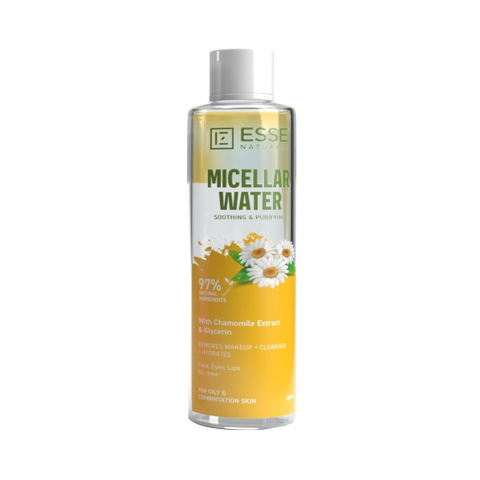 Esse Beauty Micellar Water Soothing & Purifying, Gentle Makeup Remover for Oily and Combination Skin, 250ml