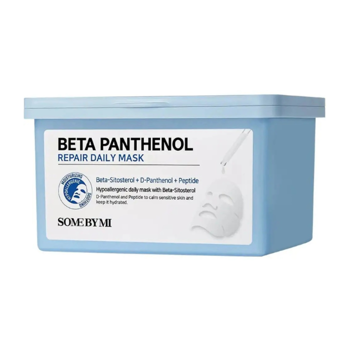 Some By Mi Beta Panthenol Repair Daily Sheet Mask, Sensitive Skin Soothing and Hydration Care - 30s