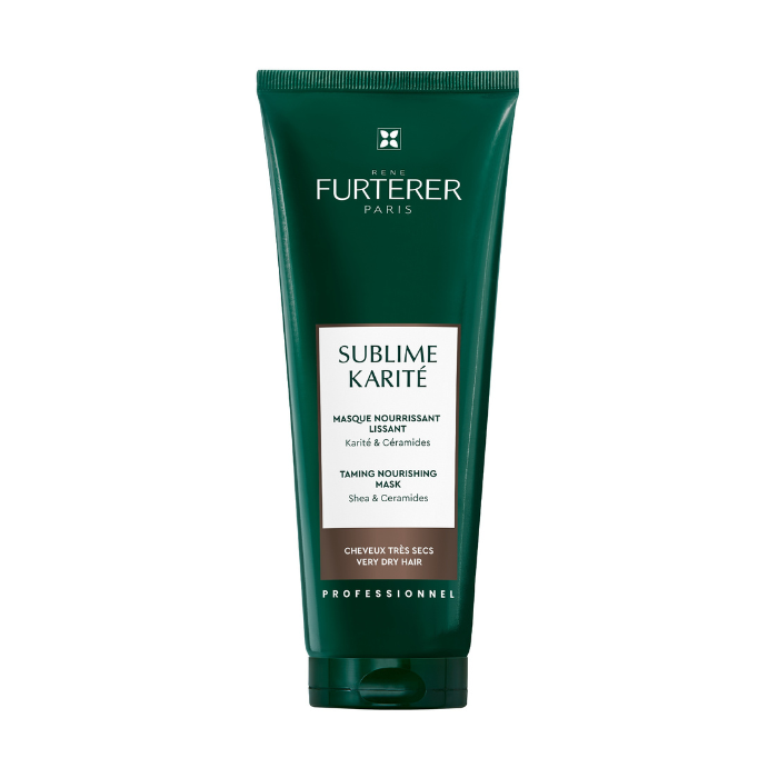 Rene Furterer Sublime Karite Taming Mask, Deep Moisturizing Vegan Mask for Dry, Dehydrated Hair - 250ml