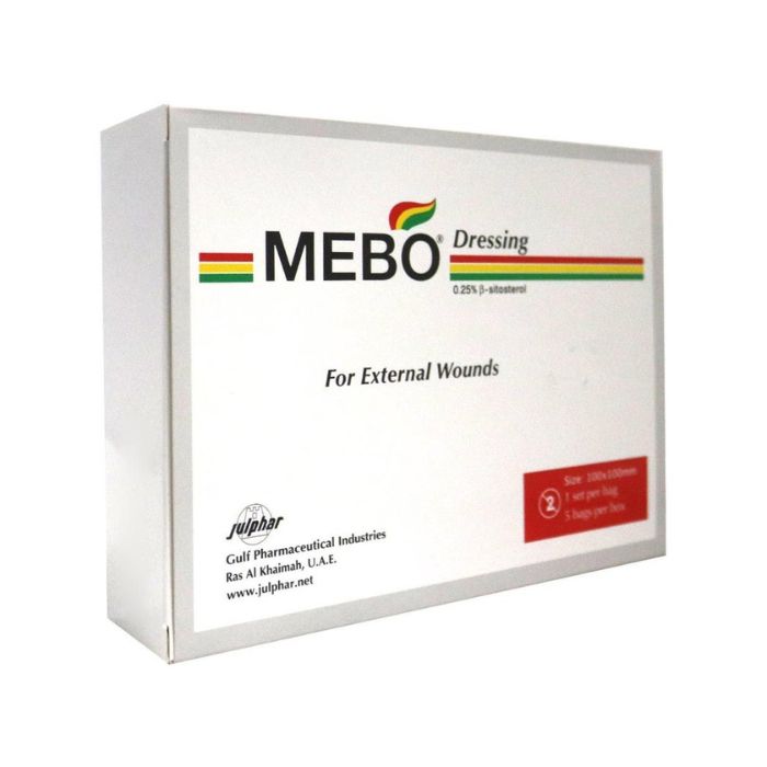 Mebo Wound Dressing 100mm x 100mm, Pack of 5's