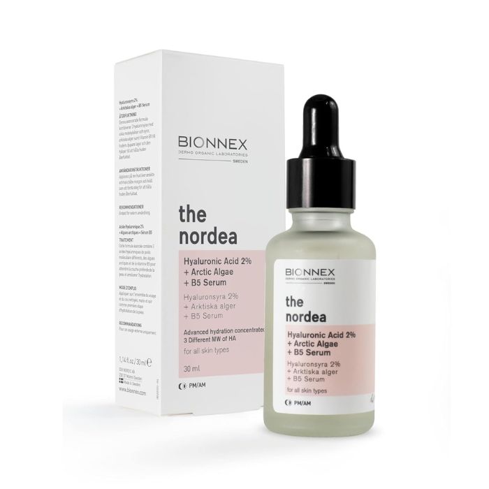 Bionnex The Nordea Hyaluronic Arctic Algae B5 Serum, Deep Hydrating and Plumping, 30ml
