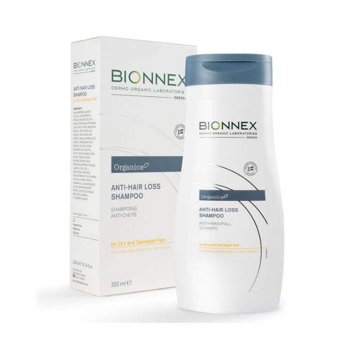 Bionnex Organica Anti-Hair Loss Shampoo for Dry & Damaged Hair, Moisturizing and Strengthening Formula, 300ml