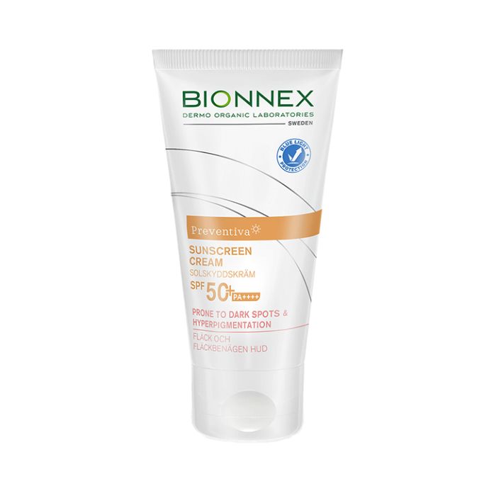 Bionnex Preventiva Sunscreen (SPF 50+) Cream, Dark Spot and Hyperpigmentation Protection for All Skin Types, 50ml