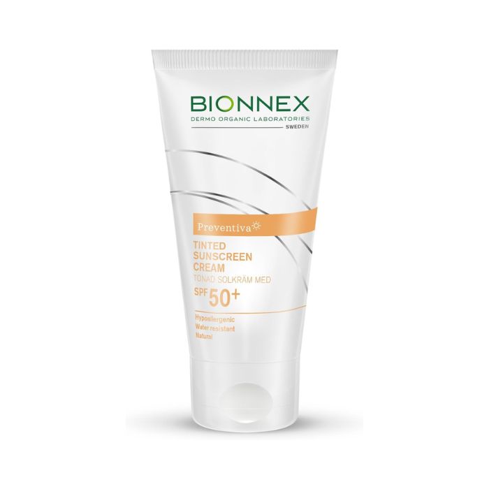 Bionnex Preventiva Sunscreen (SPF50+) Tinted Cream, Conceals Imperfections and Protects Skin, 50ml