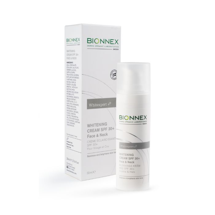 Bionnex Whitexpert Whitening Cream (SPF 30+) Face & Neck, Brightening and Pigmentation Control, 30ml