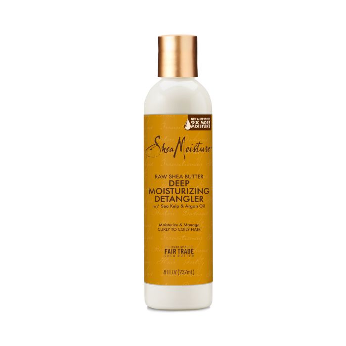 Shea Moisture Raw Shea Butter Deep Moisturizing Detangler, Softens, Nourishes and Reduces Breakage, 237ml
