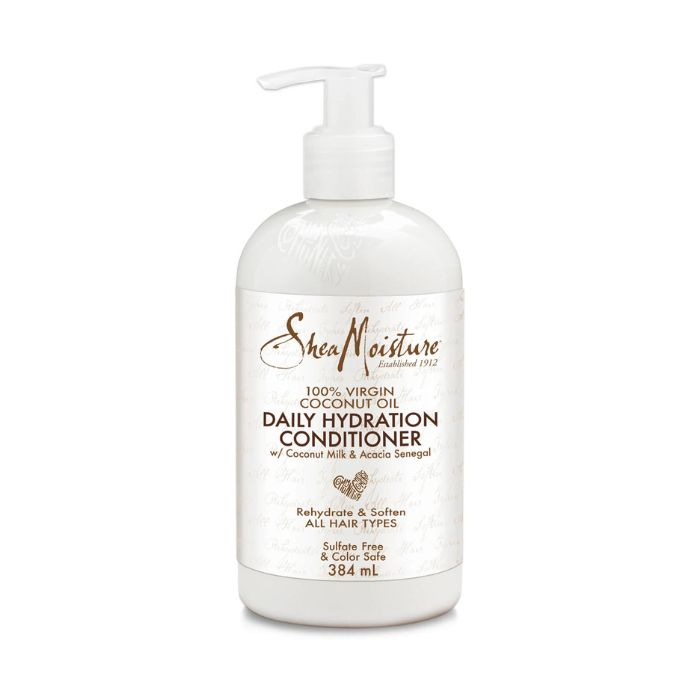 Shea Moisture 100% Virgin Coconut Oil Daily Hydration Conditioner, Nourish and Detangle, 384ml