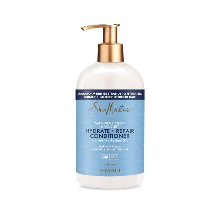 Shea Moisture Manuka Honey and Yogurt Conditioner, Hydrate and Repair Moisturizing Hair Care, 384ml