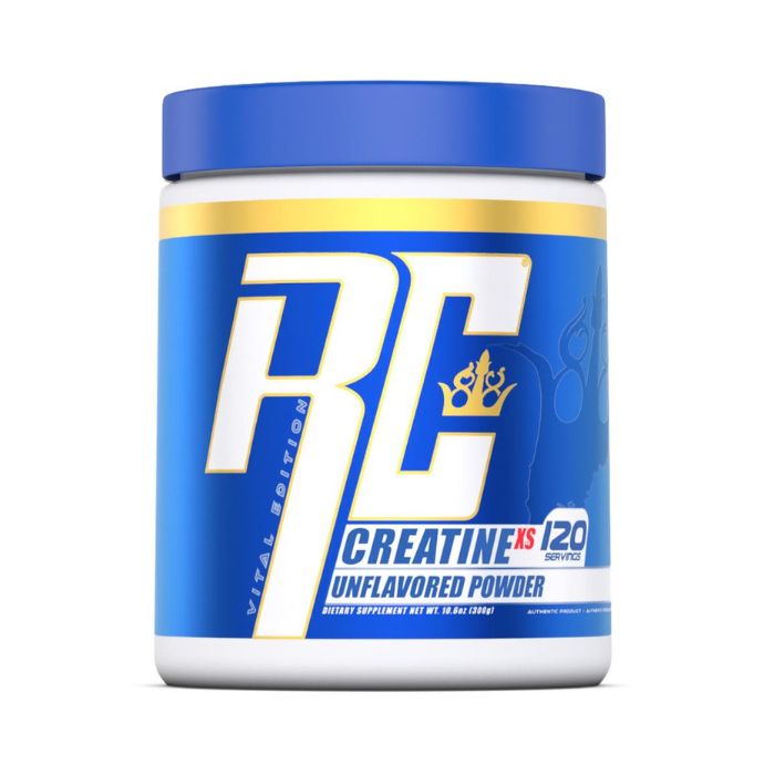 Ronnie Coleman Creatine-XS Unflavored, Pure Creatine Monohydrate for Muscle Strength and Recovery - 120 Servings