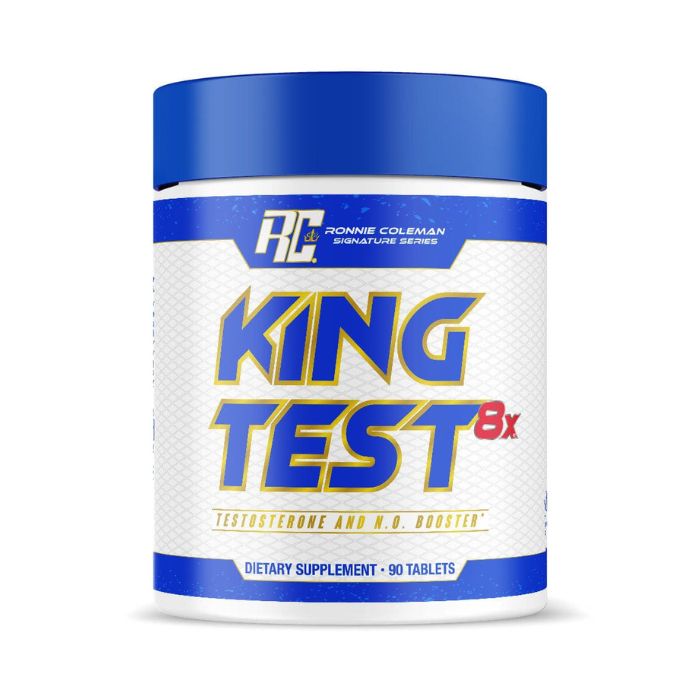 Ronnie Coleman King Test 8X Testosterone Booster, Strength, Vitality, and Muscle Growth Support, 90 Tablets