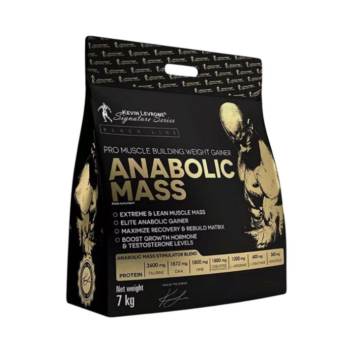 Kevin Levrone Anabolic Mass Gainer Chocolate, High-Calorie Protein and Carb Formula with Creatine, 7kg