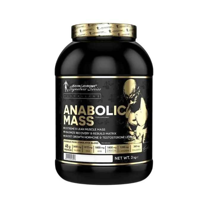 Kevin Levrone Anabolic Mass Gainer Pistachio Ice Cream, Advanced Muscle Growth and Strength Formula, 3kg