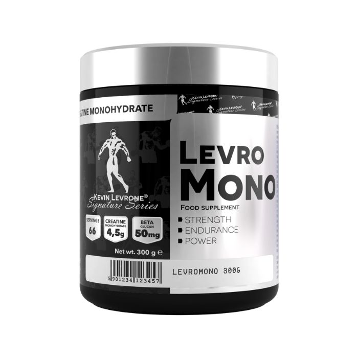 Kevin Levrone Levro Mono, Pure Micronized Creatine Monohydrate for Strength and Power, 300g